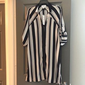 Stripe Shirt Dress